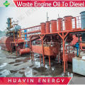 Unidad de destilación de petróleo crudo tecnología profesional a diesel